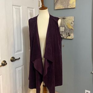 Calvin Klein Women’s Large Eggplant Vest